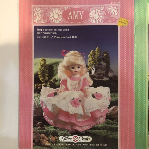 4 Crochet Patterns: Annabelle, Marissa, Amy, Erin - Picture 4 of 5